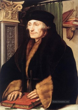  Hans Werke - Porträt des Erasmus von Rotterdam Renaissance Hans Holbein der Jüngere